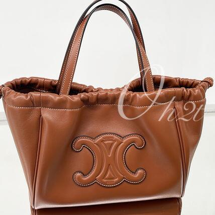 直営店買付 CELINE スモールカバス キュイルトリオンフ トート